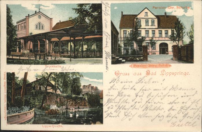 Bad Lippspringe Trinkhalle
Lippe Quelle