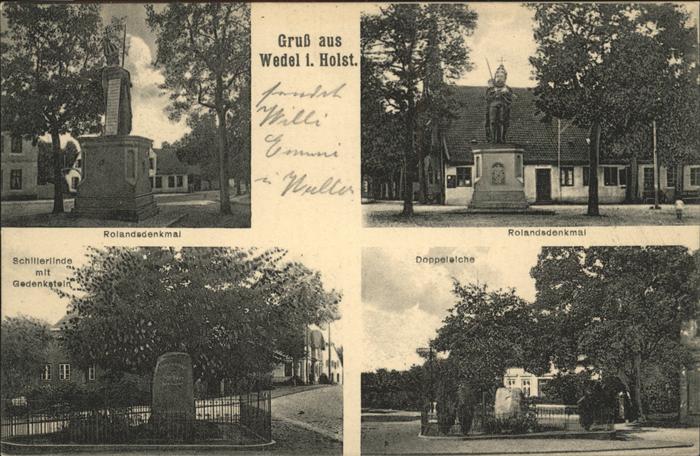 Wedel Pinneberg Rolanddenkmal
Doppeleiche
Schillerlin