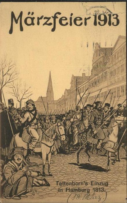 Hamburg Märzfeier 1913
Tettenborn`s Einzug 181