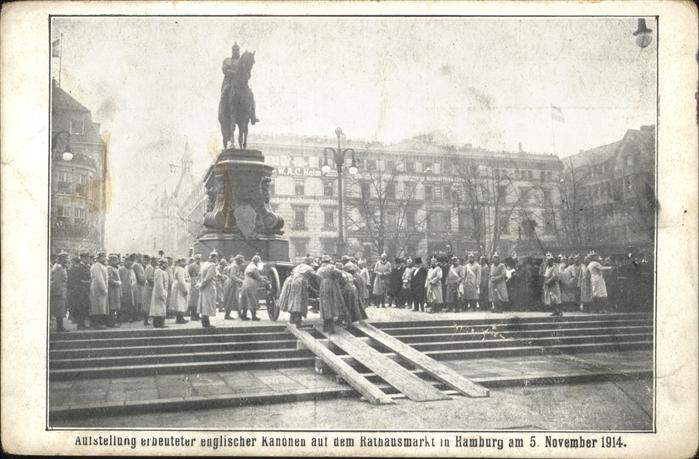 Hamburg Englische Kanonen 
Rathausmarkt
5.11.