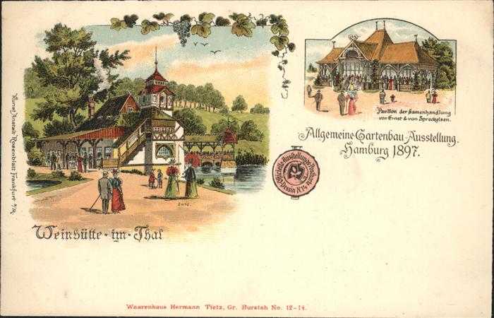 Hamburg Weinshütte im tal
Allg. Gartenbau-Auss