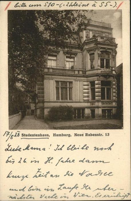 Hamburg Studentenhaus
Neue Rabenstraße 13