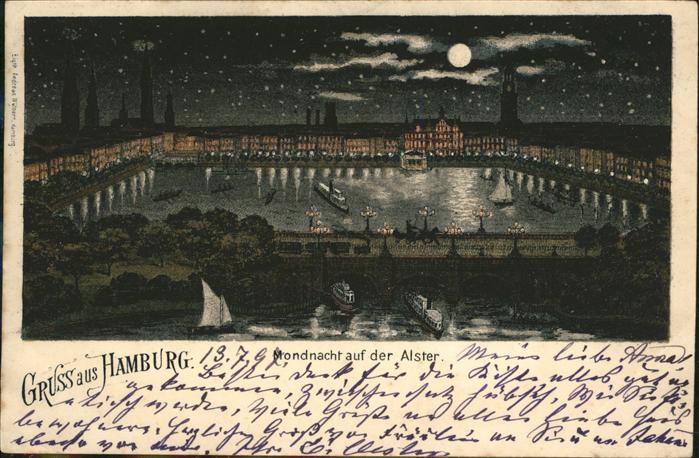 Hamburg Mondnacht
Alster