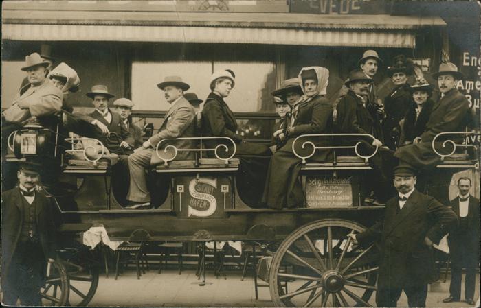 Hamburg Kutsche zum Stadt-Hafen