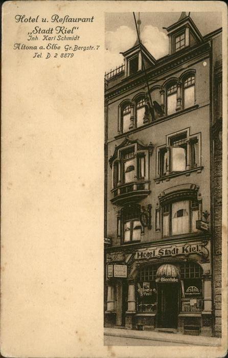 HAMBURG  CITY Hotel Restaurant
Stadt Kiel