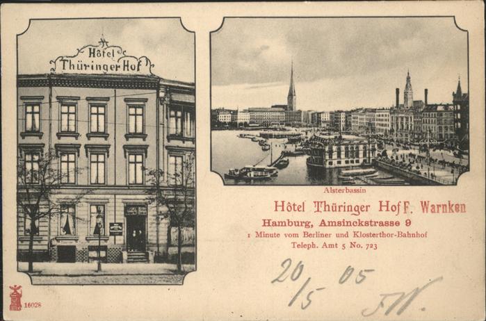 HAMBURG  CITY Hotel Thueringer Hof