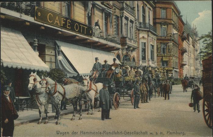 Hamburg Wagen der Harmonia-Rundfahrt-Gesellscha