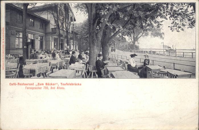 HAMBURG  CITY Altona
Cafe Restaurant Baecker