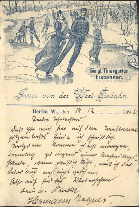 Berlin Königl. Tiergarten-Eisbahnen