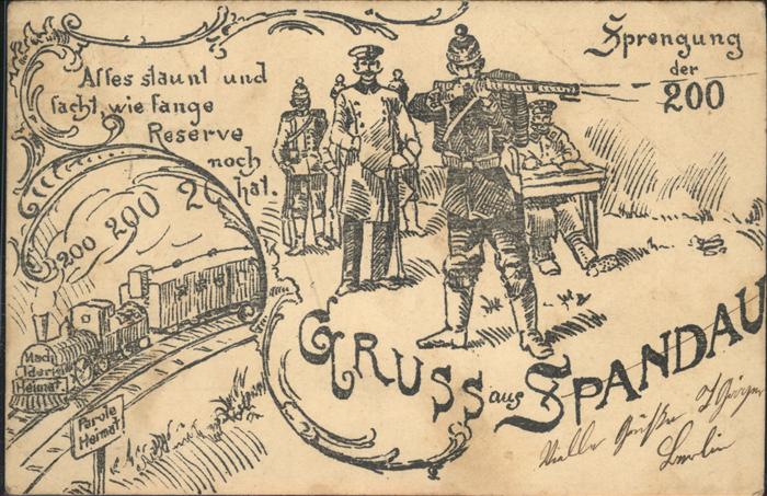 Spandau Sprengung der 200