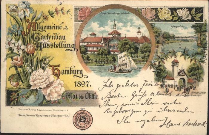 Hamburg Hängebrücke
haupt-Ausstellungs-Gebäude