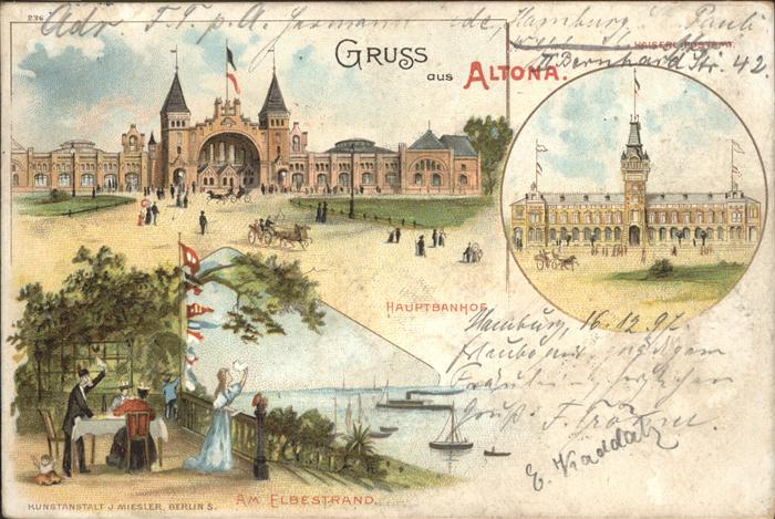 Hamburg Altona
Hauptbahnhof
Elbestrand