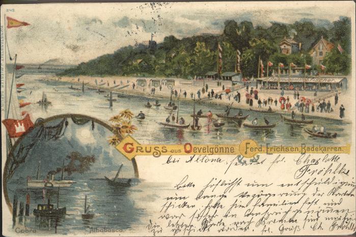 Oevelgoenne Neumuehlen Ferd. Erichsen
Badekarren