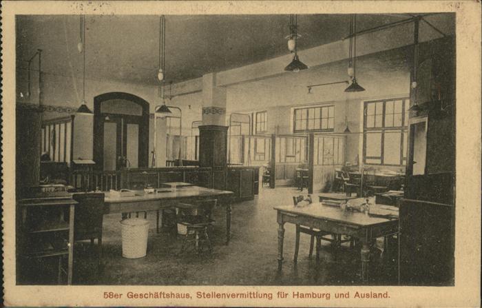 Hamburg Stellenvermittlung 58er Geschäftshaus