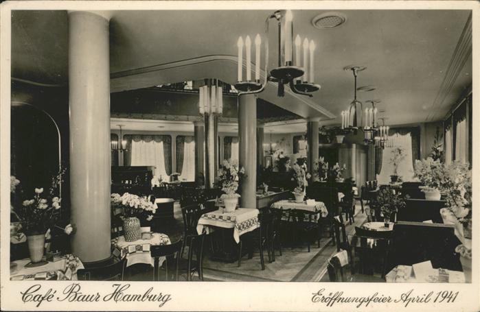 HAMBURG CITY Cafe Baur Eroeffnungsfeier