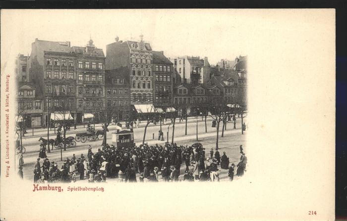 Hamburg Spielbudenplatz Pferdekutschen