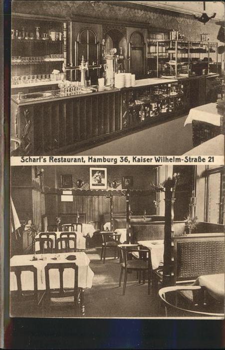 HAMBURG CITY Restaurant Scharf