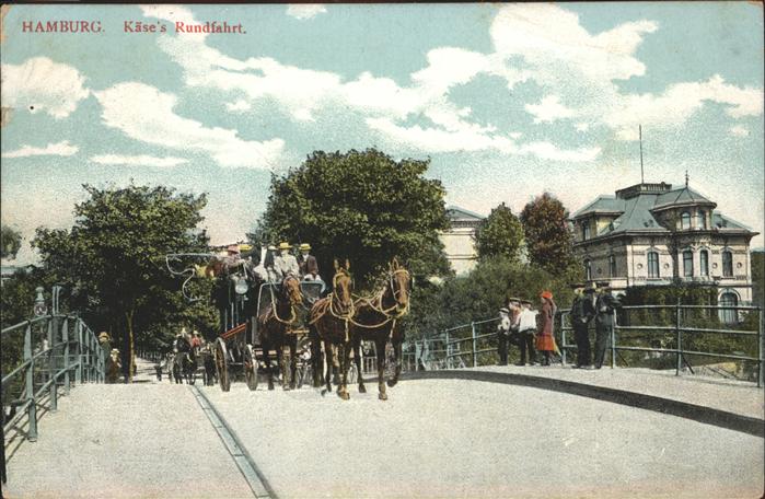 Hamburg Rundfahrt Käse Pferdekutsche