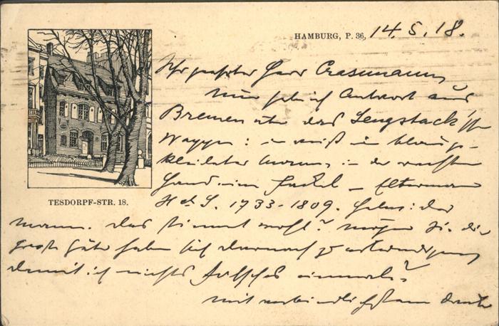 Hamburg Tesdorpfstrasse
