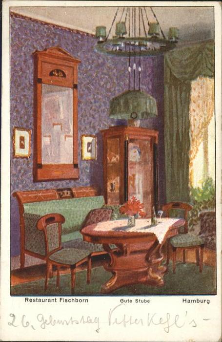 HAMBURG CITY Restaurant Fischborn Gute Stube