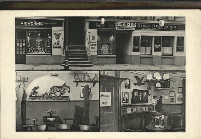 HAMBURG CITY Alfred Niewoehner Gaststaette Wein Likoer