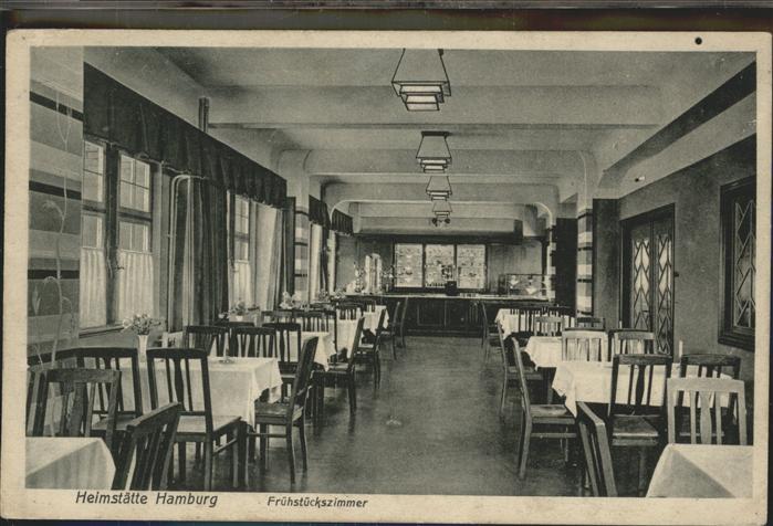 HAMBURG CITY Heimstaette Fruehstueckszimmer