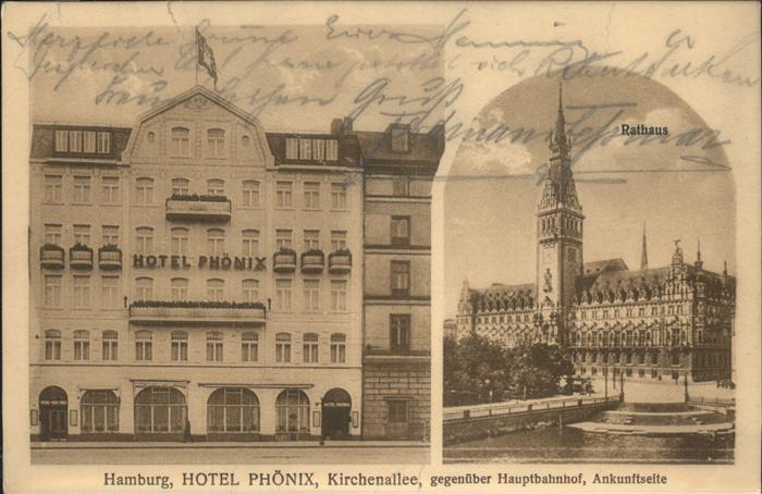 HAMBURG CITY Hotel Phoenix Kirchenallee Rathaus