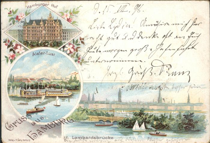 Hamburg Hamburger Hof Alster-Lust Lombardsbrück