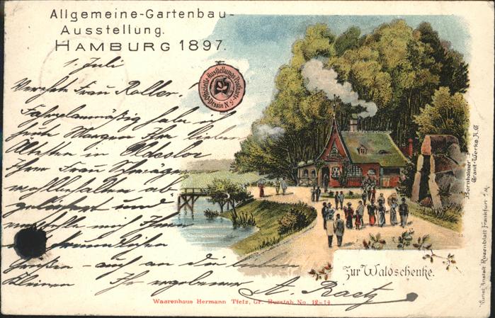 Hamburg Gartenbauausstellung Waldschenke