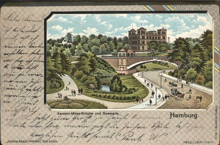 Hamburg Kersten-Miles-Brücke Seewarte