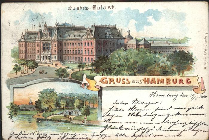 Hamburg Justiz-Palast