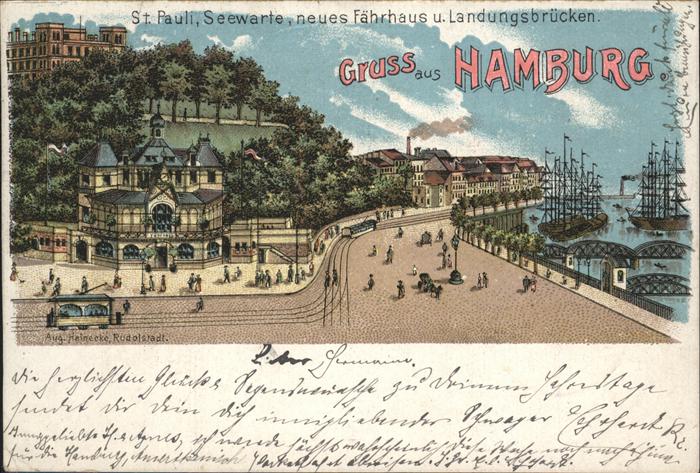 St Pauli Seewarte Fährhaus Landungsbrücke