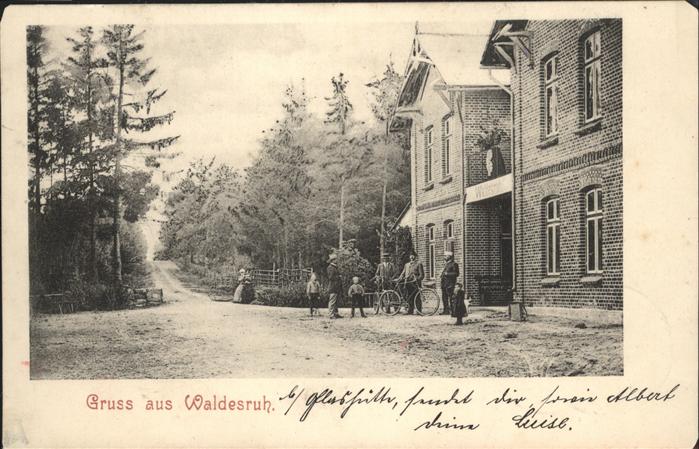 Hamburg [?] Waldesruh Fahrrad