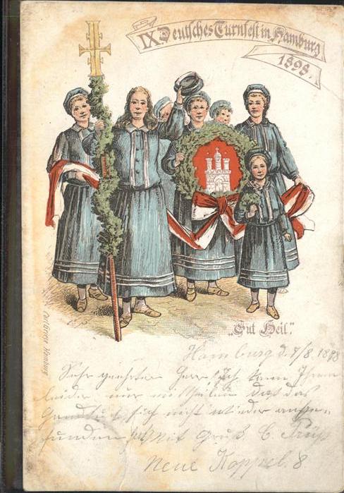 Hamburg Deutsches Turnfest Gut Heil