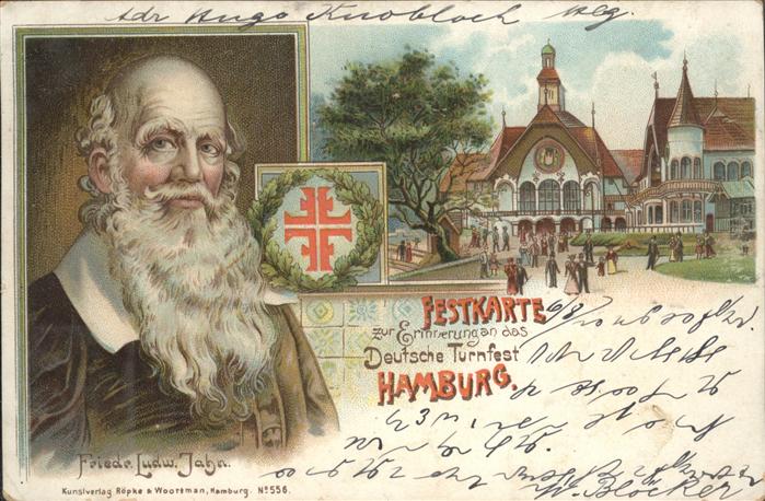 Hamburg Turnvater Jahn Deutsches Turnfest