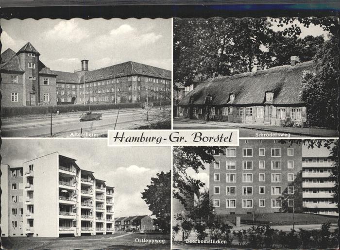 Gross Borstel Hamburg Schrödersweg Beerbomstücken Ortleppweg