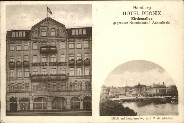 HAMBURG  CITY Hotel PhoenixJungfernstieg Alsterarkaden