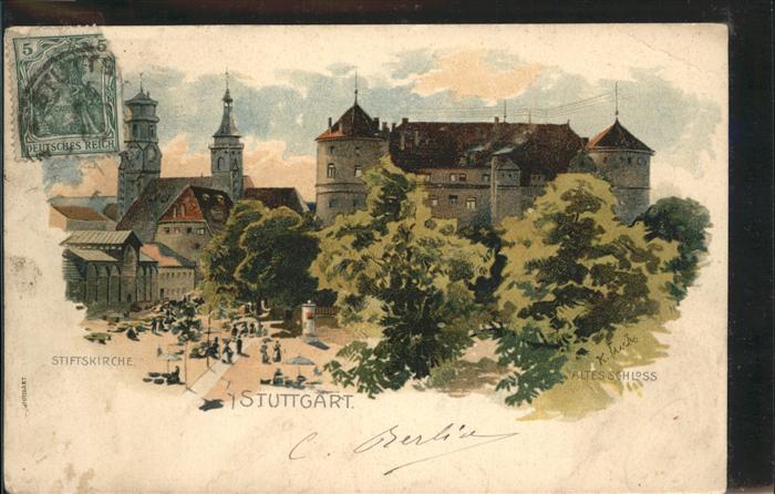 Stuttgart Altes Schloss Stifts Kirche