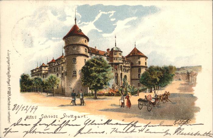 Stuttgart Altes Schloss Kutsche