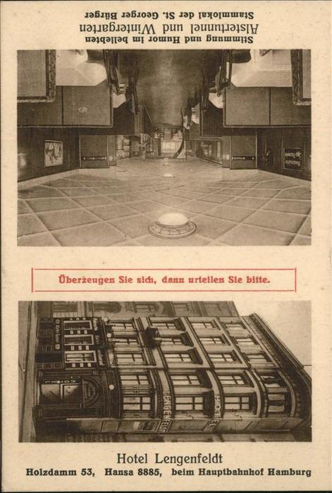 HAMBURG  CITY Hotel Lengenfeldt