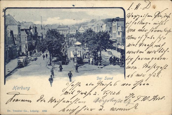 Harburg Hamburg der Sand Kutsche