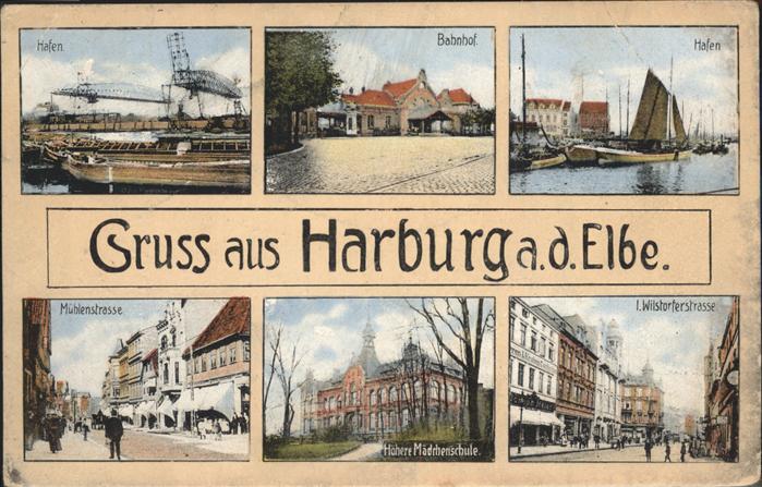 Harburg Hamburg Hafen Bahnhof Mühlenstrasse