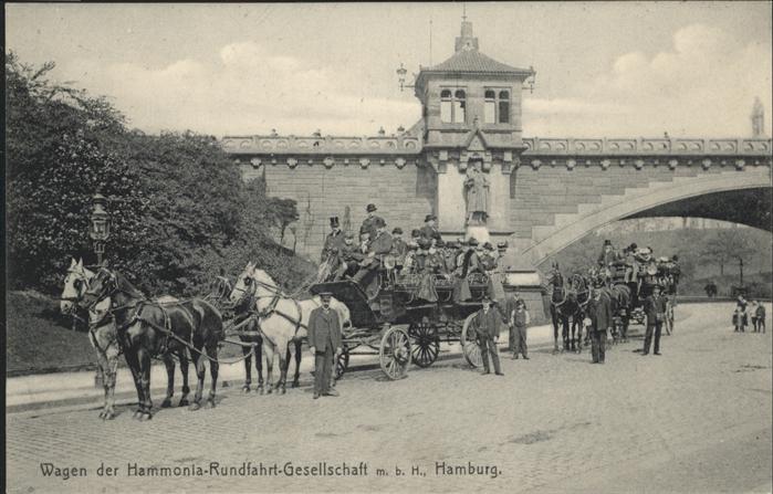 Hamburg Wagen Hammonia Rundfahrt Gesellschaft K