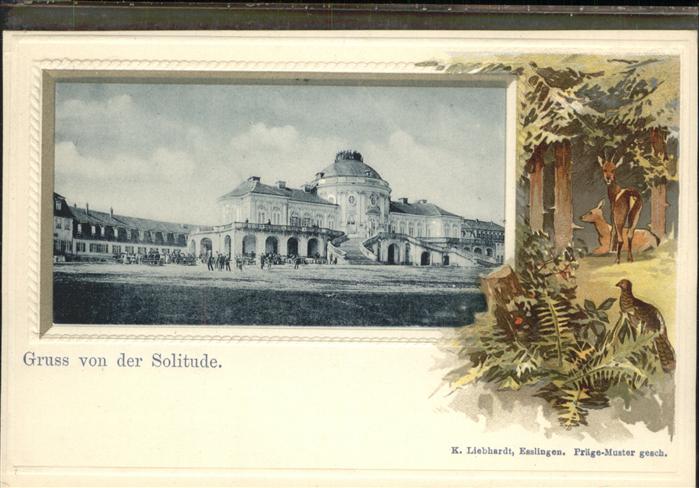 Solitude Stuttgart Prägedruck