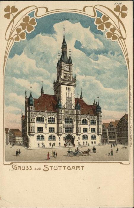 Stuttgart Rathaus Kutsche