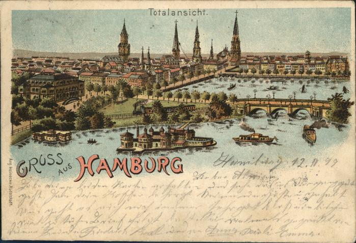 Hamburg Schiff Brücke