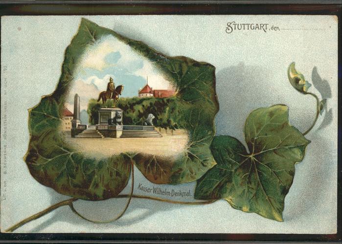 Stuttgart Kleeblatt Kaiser Wilhelm Denkmal