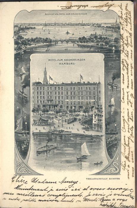 Hamburg Hotel Zum Kronprinzen Schiff