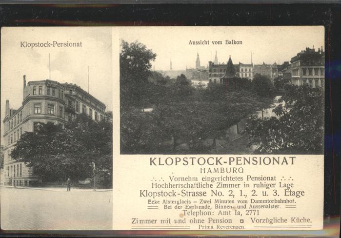 HAMBURG  CITY Klopstock Pension