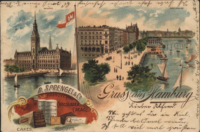 Hamburg B Sprengel Schiff